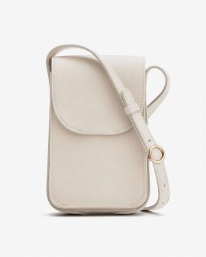 Bolsa Para Movil Cuyana Concertina Mujer Blancas | UGI8582BG