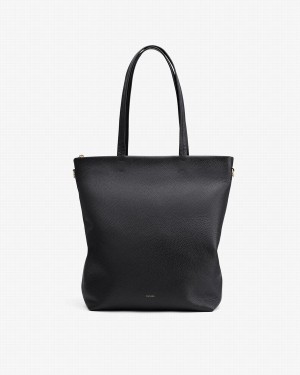 Bolso Tote Cuyana Altas Easy Cremallera Mujer Negras | EWL5265SJ