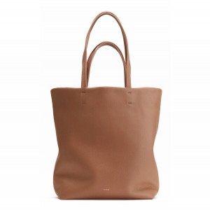 Bolso Tote Cuyana Altas Easy Mujer Marrones | VRB2797FT