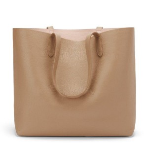 Bolso Tote Cuyana Classic Structured Cuero Mujer Kaki | GDI5259YV