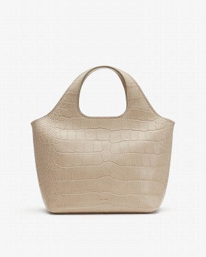 Bolso Tote Cuyana Mini System Mujer Gris | HYS781XA