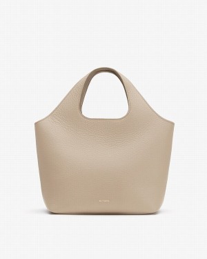 Bolso Tote Cuyana Mini System Mujer Gris | UER3013ZS