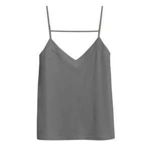 Camiseta Tirantes Cuyana Organic Pima Cami Mujer Gris | HMM4690BY