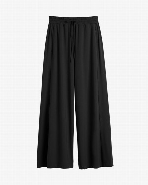 Pantalon Cuyana Anchos-Leg Drawstring Mujer Negras | NUC336AP