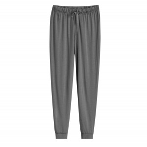 Pantalon Cuyana Organic Pima Tapered Mujer Gris | IEJ736OD