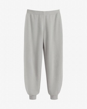 Pantalones Jogger Cuyana Terry Sculpted Mujer Gris | QHL5247NY