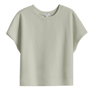 Sudaderas Cuyana French Terry Corta Sleeve Mujer Verde | BRN8018BZ