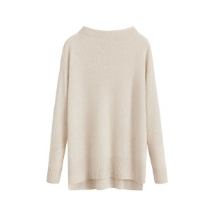 Suéteres Cuyana Single-Origin Cashmere Funnel Neck Mujer Blancas | RYG6469CF