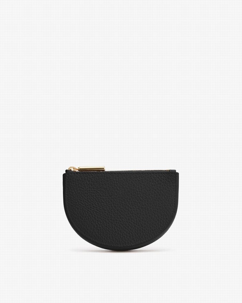 Bolso Pequeño Cuyana Half Moon Mujer Negras | XUL3046ES