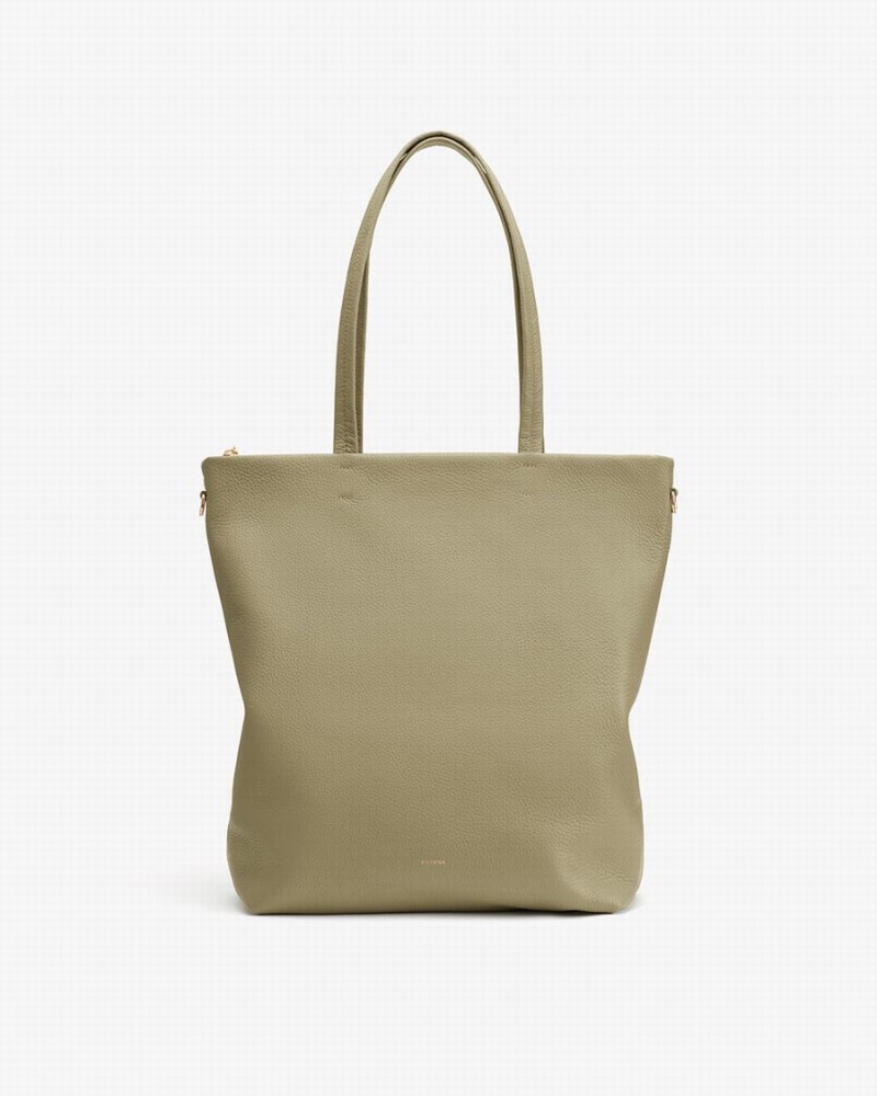 Bolso Tote Cuyana Altas Easy Cremallera Mujer Verde | XCY1139NC