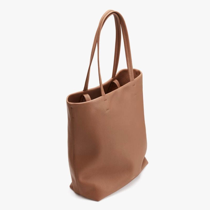 Bolso Tote Cuyana Altas Easy Mujer Marrones | VRB2797FT