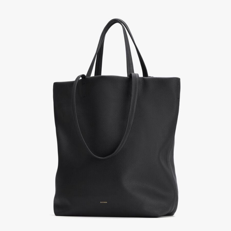 Bolso Tote Cuyana Altas Easy Mujer Negras | OEG3823LE