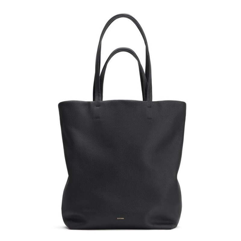 Bolso Tote Cuyana Altas Easy Mujer Negras | OEG3823LE