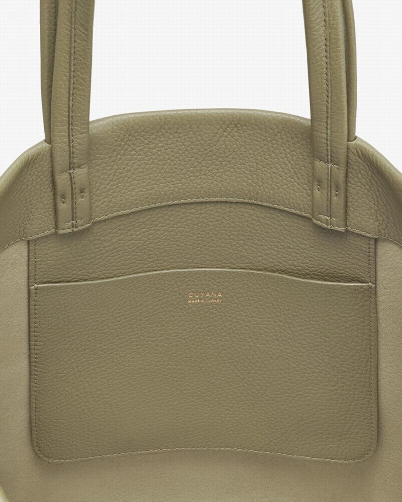 Bolso Tote Cuyana Altas Easy Mujer Verde | ISN8023RU