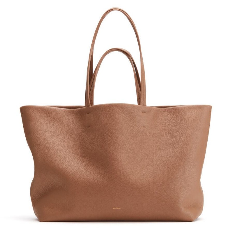 Bolso Tote Cuyana Classic Easy Mujer Marrones | OMJ3238WE