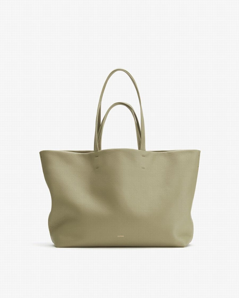 Bolso Tote Cuyana Classic Easy Mujer Verde | FAV775CA