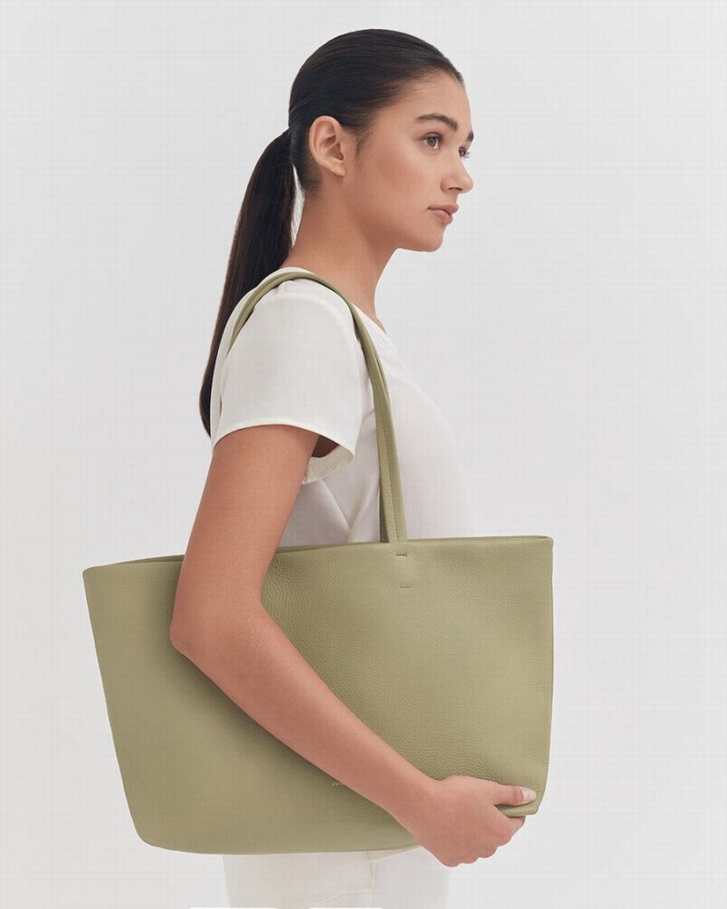 Bolso Tote Cuyana Small Easy Mujer Verde | SIW2189OR