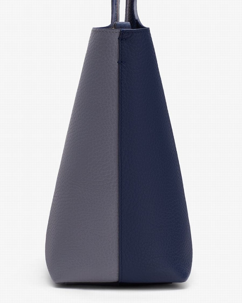 Bolso Tote Cuyana System Mujer Azul Marino | SQY1788LE