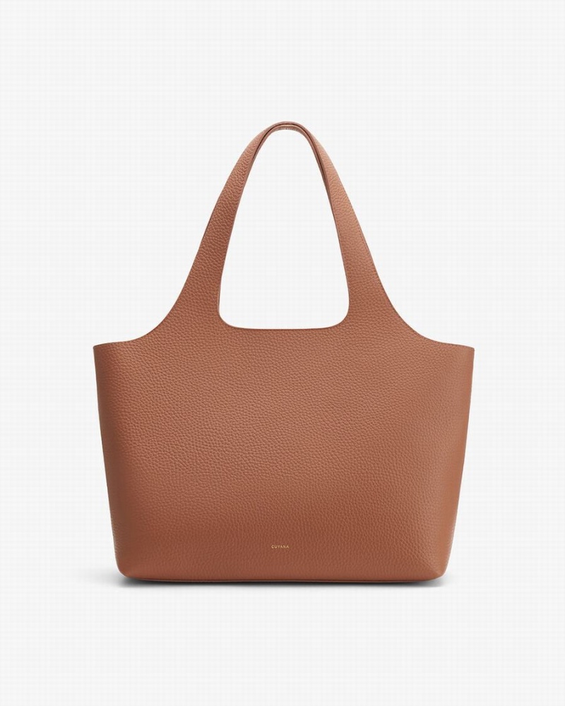 Bolso Tote Cuyana System Mujer Marrones | RDL2992QL