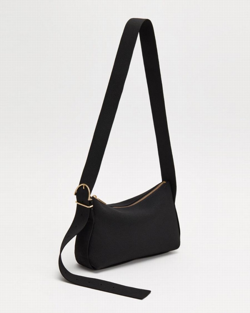 Bolsos Cruzados Cuyana Small Sling Mujer Negras | EQC3239WF