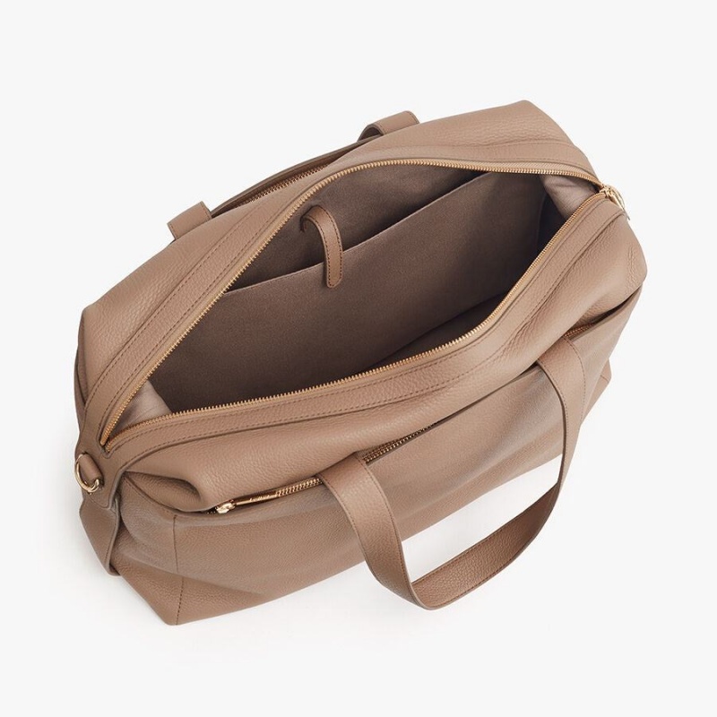 Bolsos De Viaje Cuyana Medium Mujer Kaki | NVW8823AL