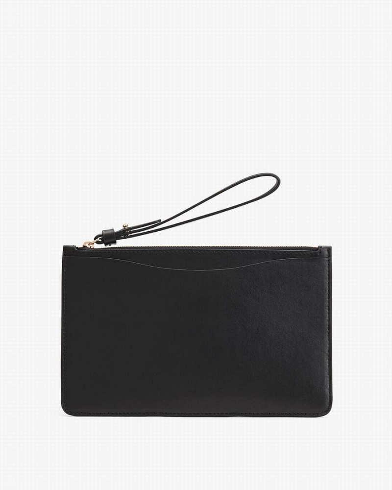 Carteras Cuyana Slim Wristlet Mujer Negras | KFJ148RC