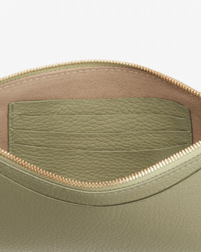 Carteras Cuyana Slim Wristlet Mujer Verde | NTA2846GZ