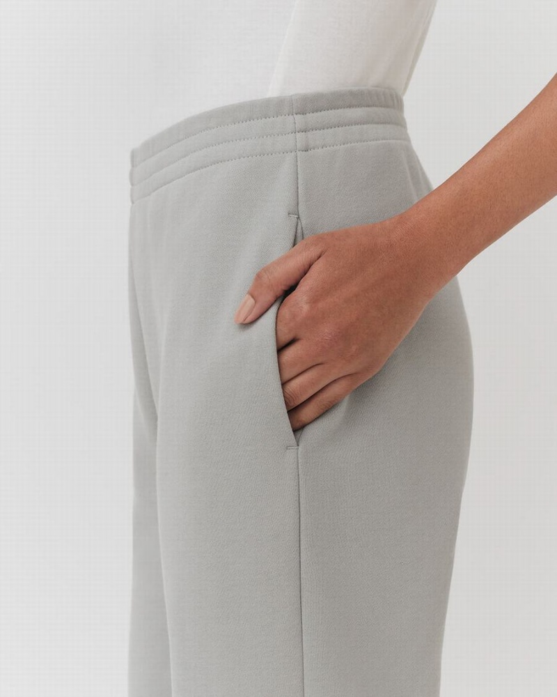 Pantalones Jogger Cuyana Terry Sculpted Mujer Gris | QHL5247NY