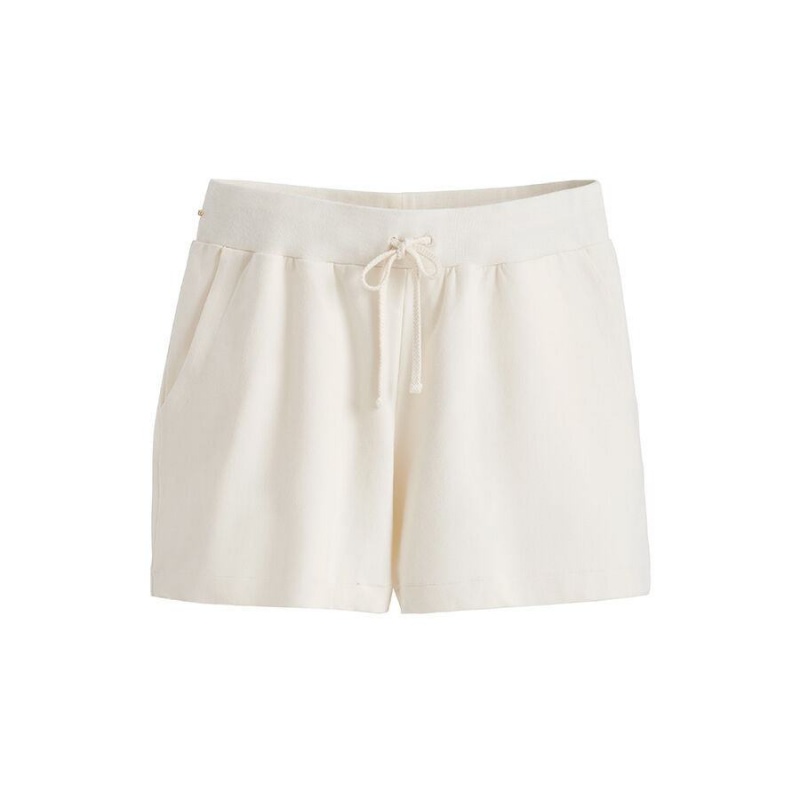 Short Cuyana French Terry Mujer Blancas | RVD2055YT