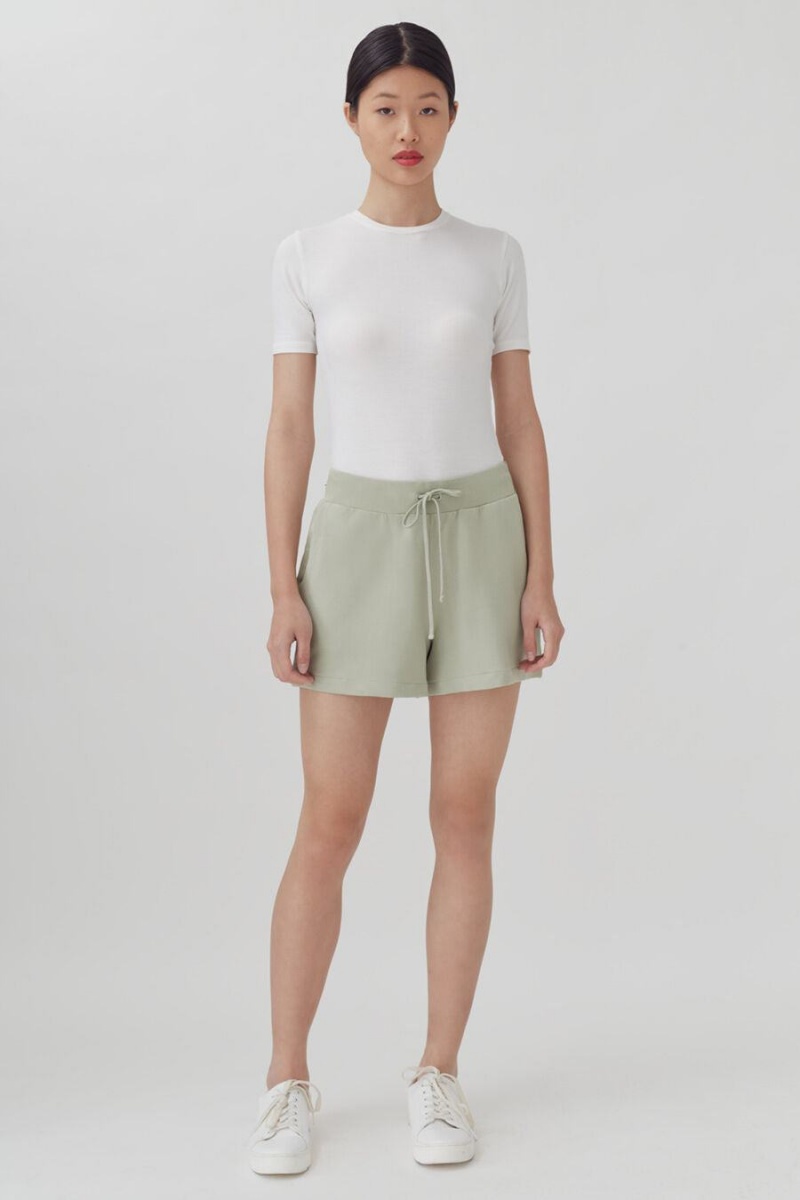 Short Cuyana French Terry Mujer Verde | JCT6377RE