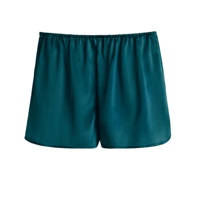 Short Cuyana Washable Charmeuse Mujer Azules | FXN3188VM