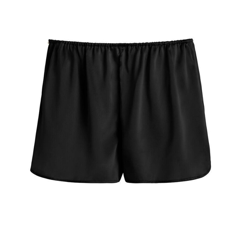 Short Cuyana Washable Charmeuse Mujer Negras | KPK4367RW